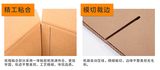 紙箱精工粘合，模切裁邊